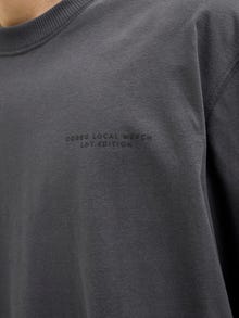 Jack & Jones Rückenprint T-shirt -Asphalt - 12273384