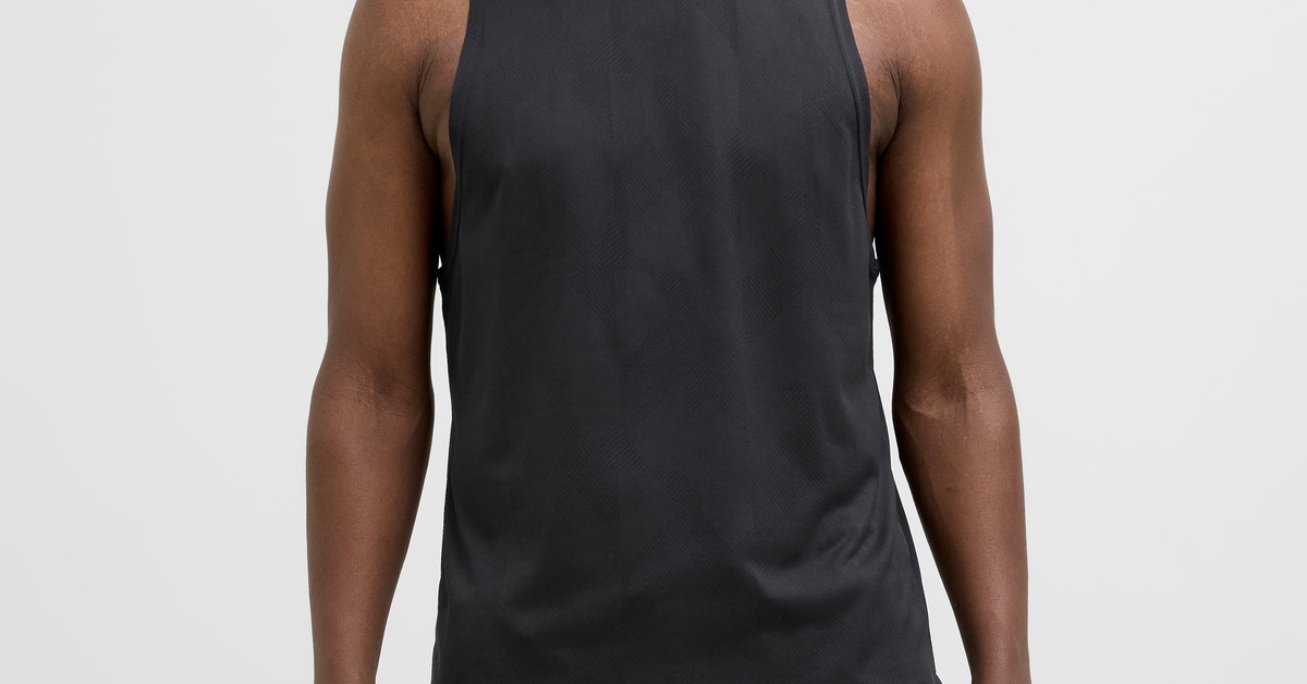 Canotta Rayon Spandex Canotta Girocollo Nera Senza Maniche In Rayon E Spandex, Taglia L/XL, Perfetta Per Look Casual Comodi Canotta Casual Comoda