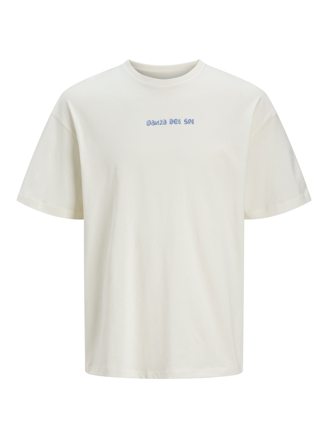 Jack & Jones Gedruckt Rundhals T-shirt -Egret - 12273405