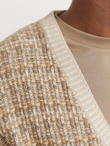 Jack & Jones All Over Print Kardigan -Tannin - 12273410