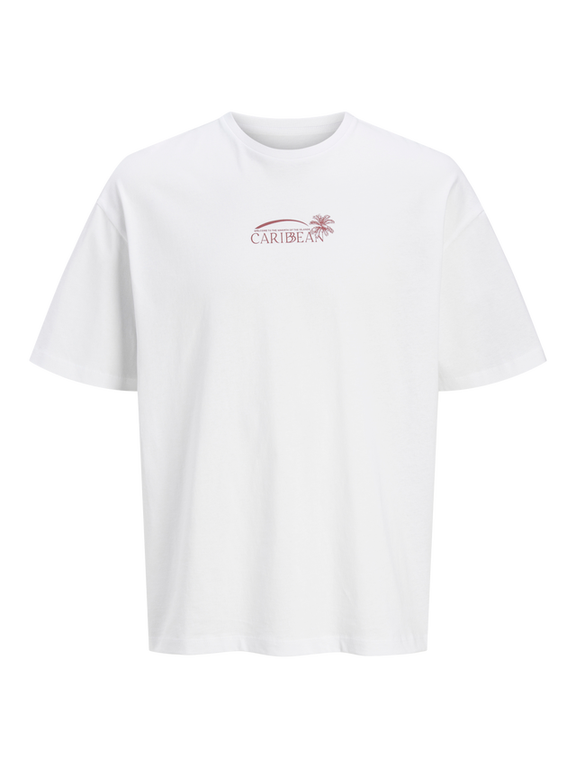 Jack & Jones Gedrukt Ronde hals T-shirt - 12273438