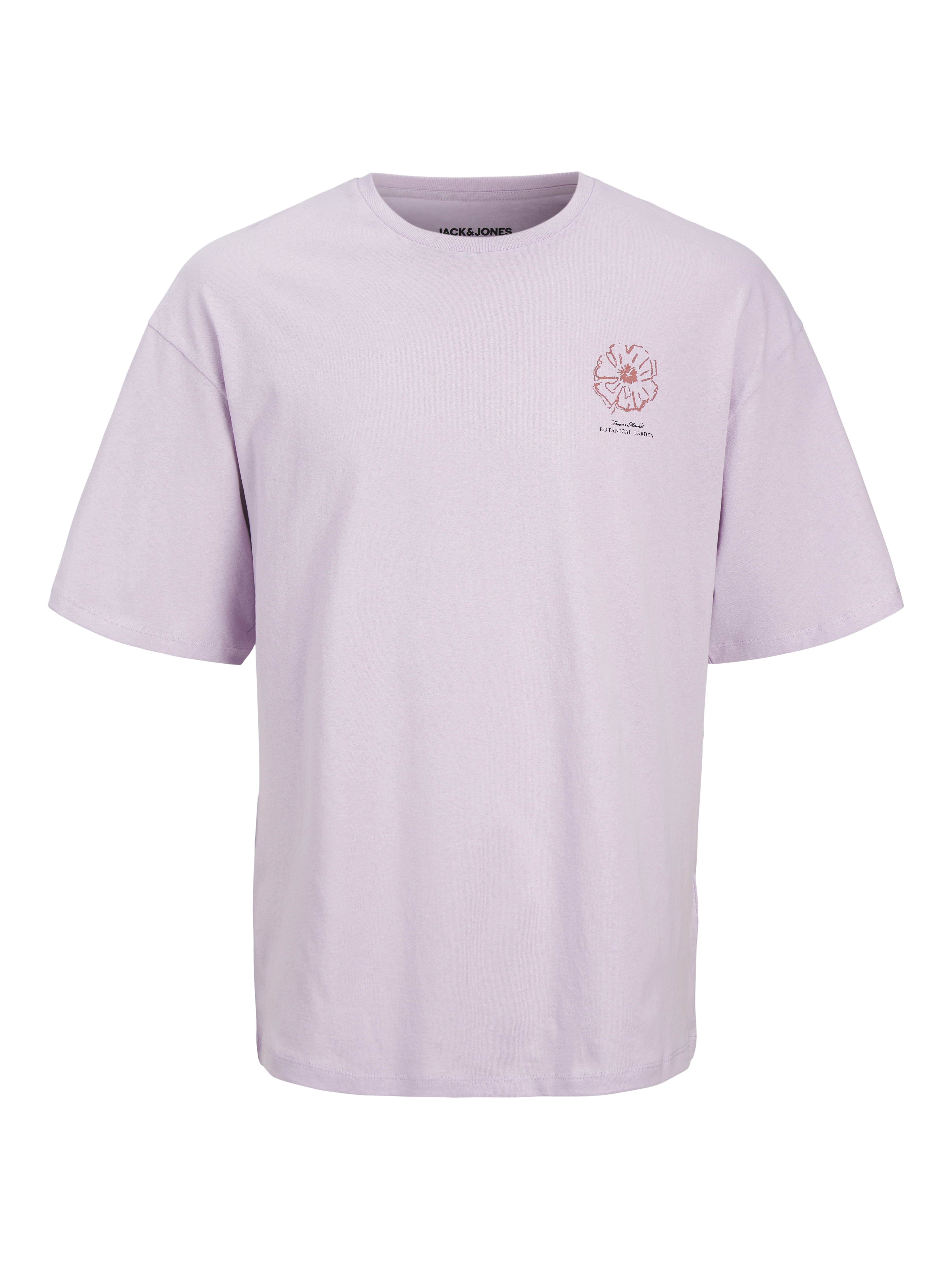 Jack & Jones Spausdintas raštas Apskritas kaklas Marškinėliai -Thistle - 12273444