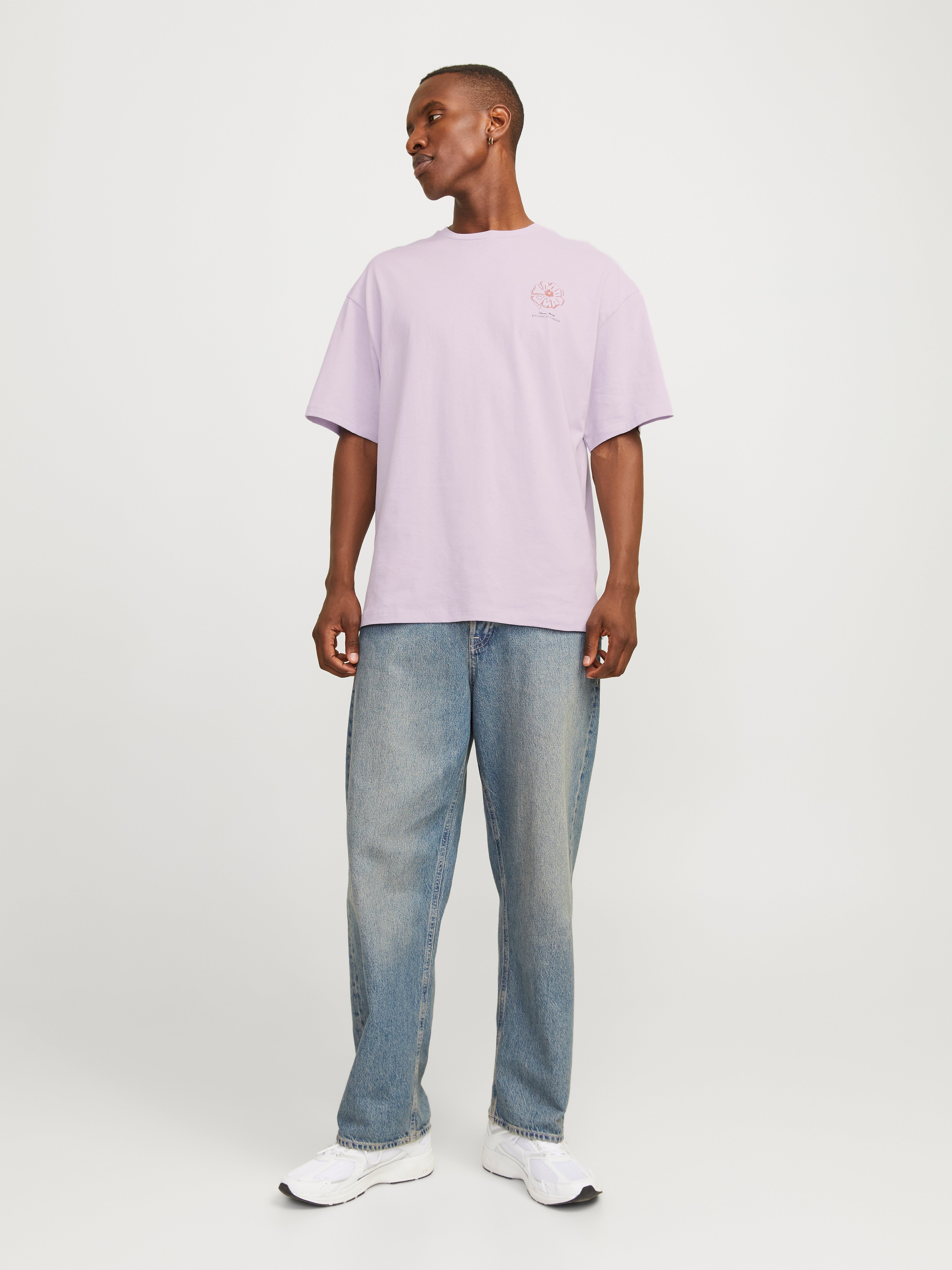 Jack & Jones T-shirt Stampato Girocollo -Thistle - 12273444