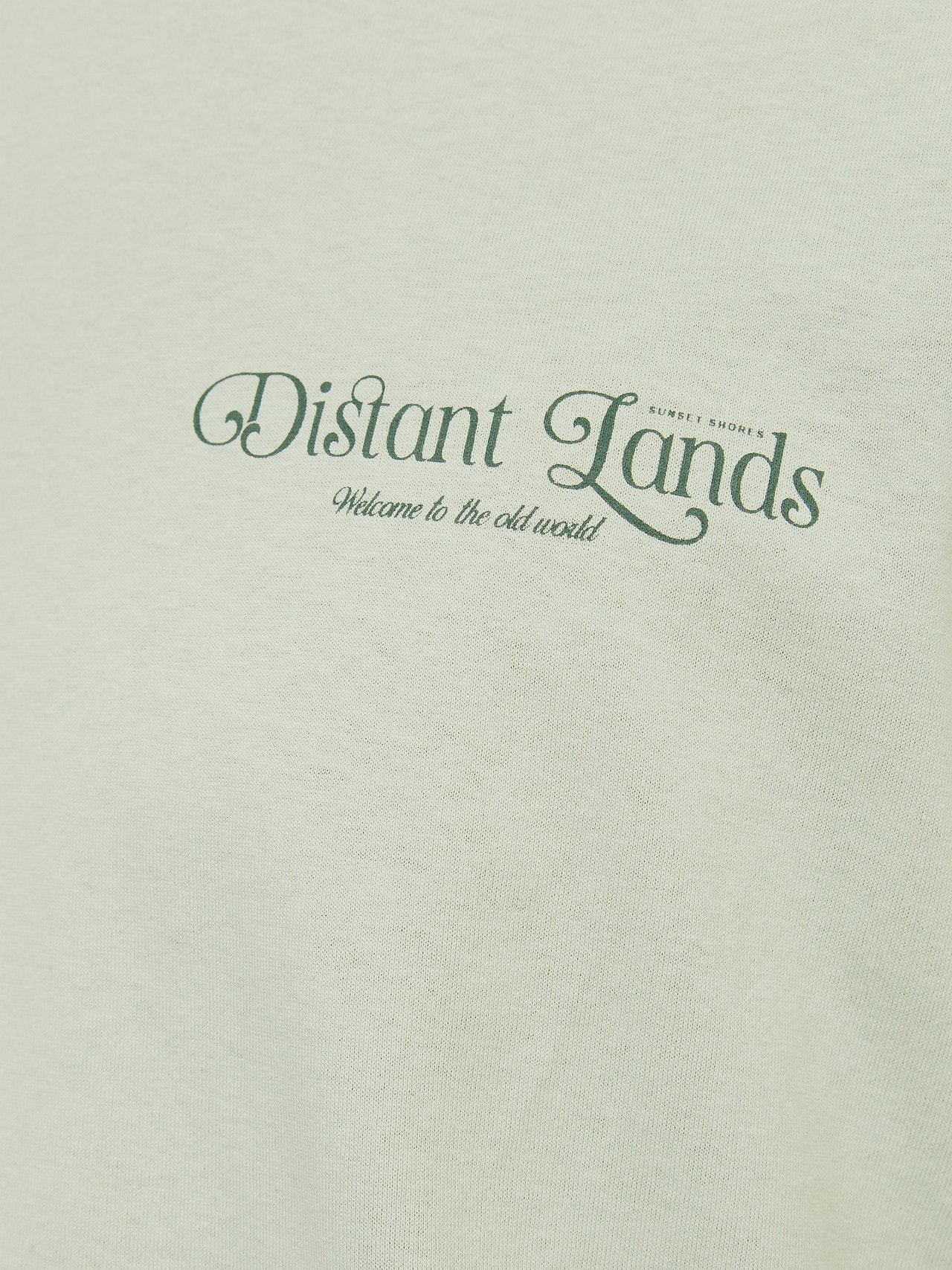 Jack & Jones Gedrukt Ronde hals T-shirt -Desert Sage - 12273445