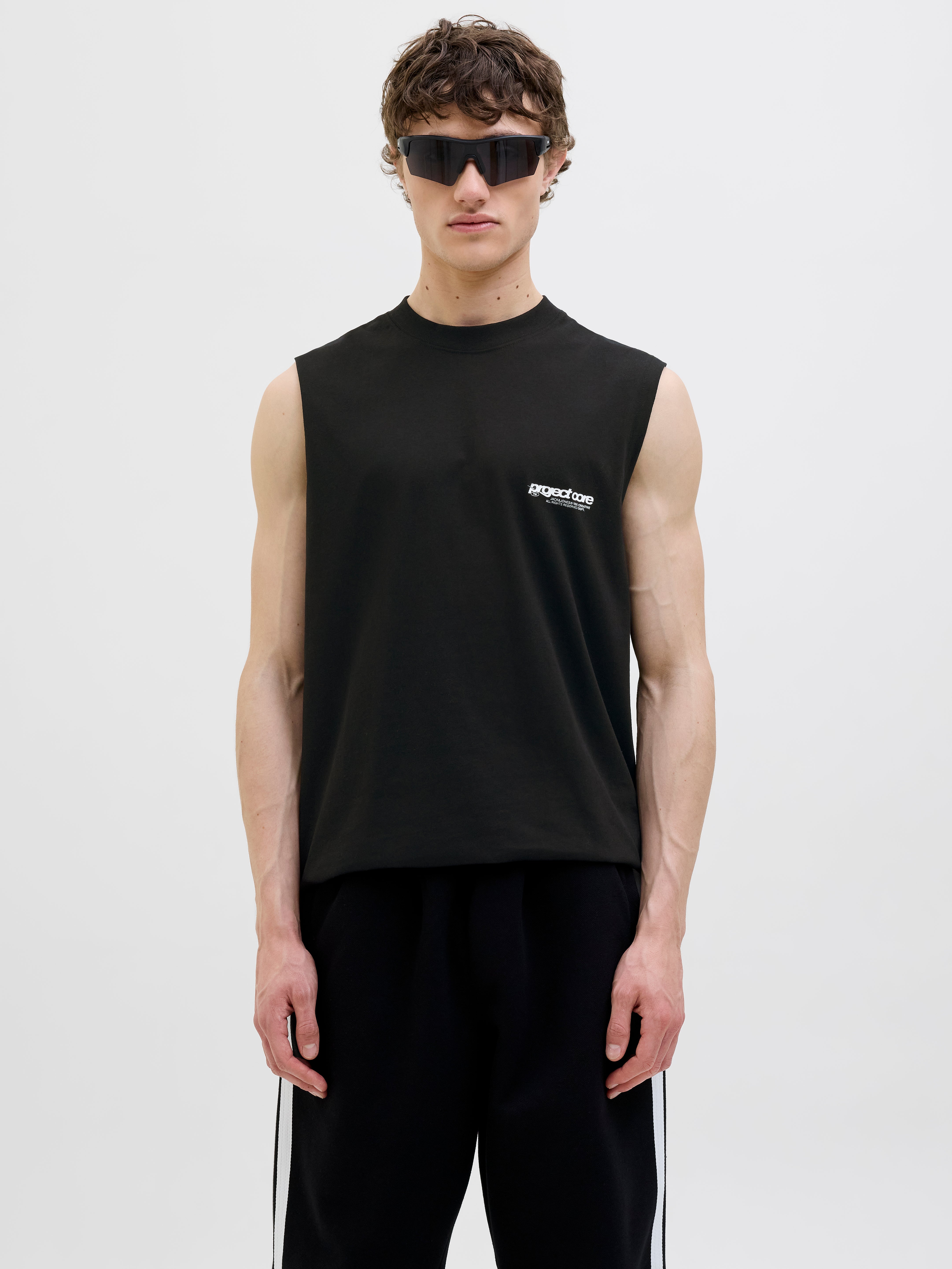 Thumbnail - Gedruckt Rundhalsausschnitt Tanktop