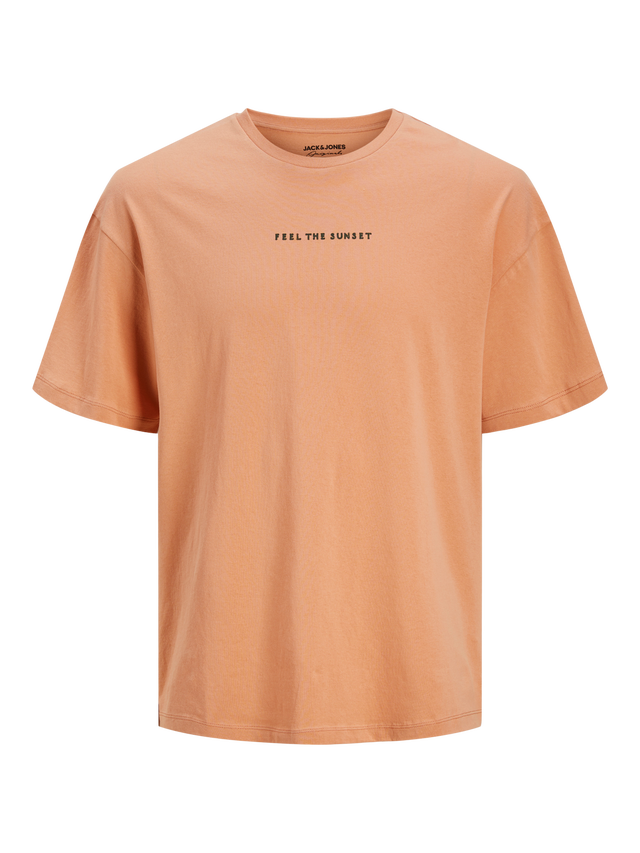 Jack & Jones Bedrukt Ronde hals T-shirt - 12273450