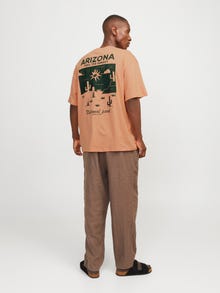 Jack & Jones Gedruckt Rundhals T-shirt -Canyon Sunset - 12273450