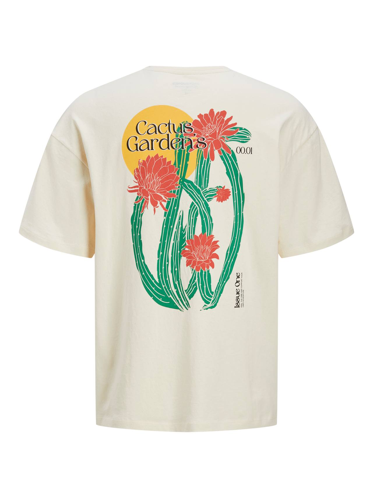 Jack & Jones Gedruckt Rundhals T-shirt -Buttercream - 12273455