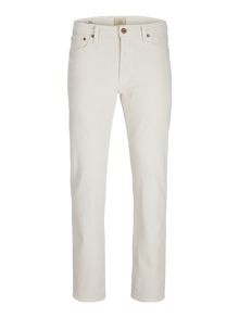 Jack & Jones JJIMIKE JJCOOPER SBD 429 SN Tapered fit-farkut -Ecru - 12273537
