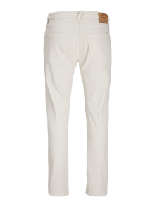 Jack & Jones JJIMIKE JJCOOPER SBD 429 SN Tapered fit-farkut -Ecru - 12273537