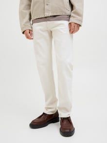 Jack & Jones JJIMIKE JJCOOPER SBD 429 SN Tapered fit-farkut -Ecru - 12273537