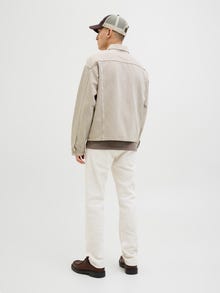 Jack & Jones JJIMIKE JJCOOPER SBD 429 SN Tapered fit-farkut -Ecru - 12273537