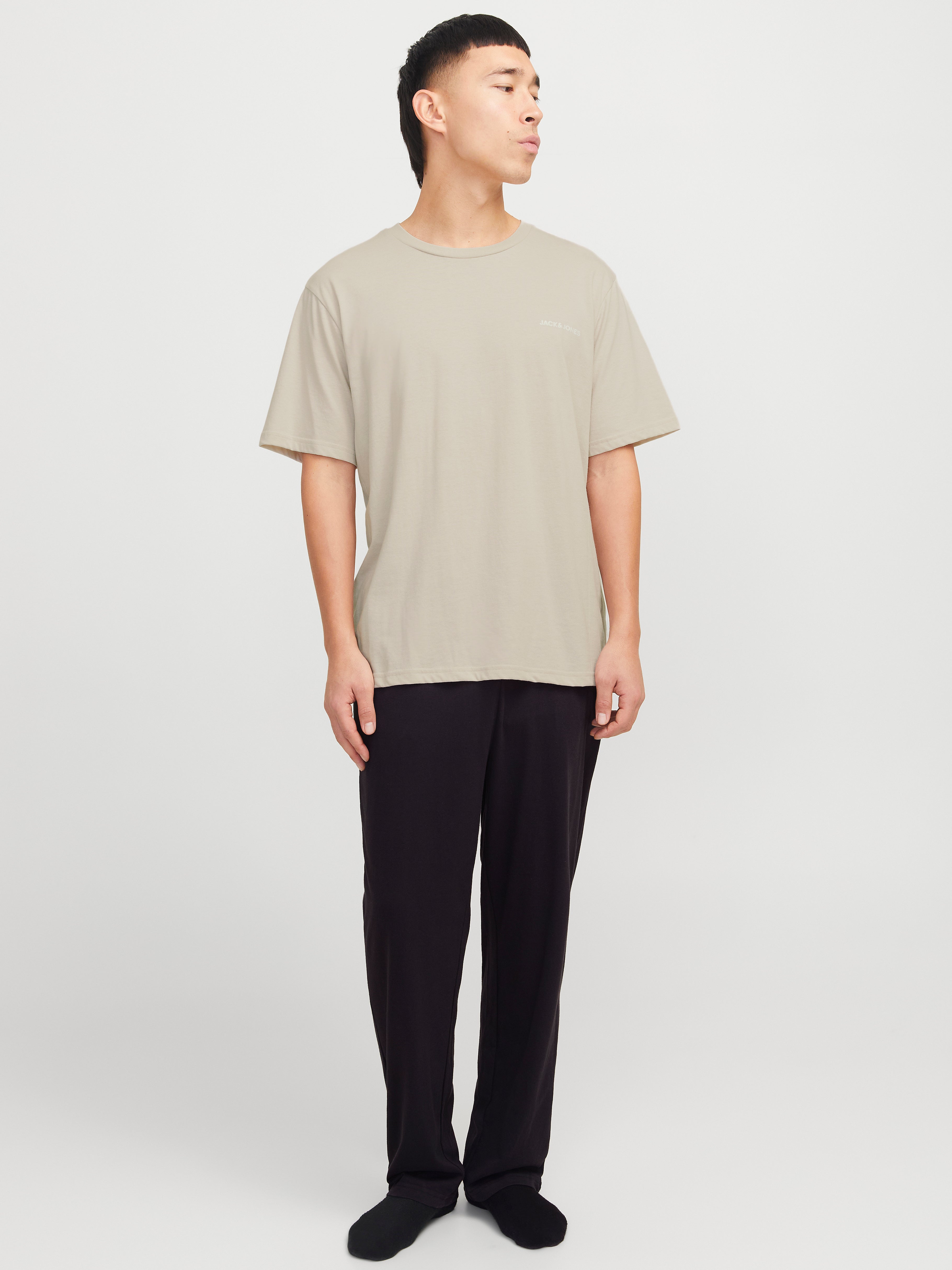 Einfarbig Loungewear Set