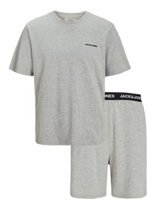 Jack & Jones Loungewear -Light Grey Melange - 12273635