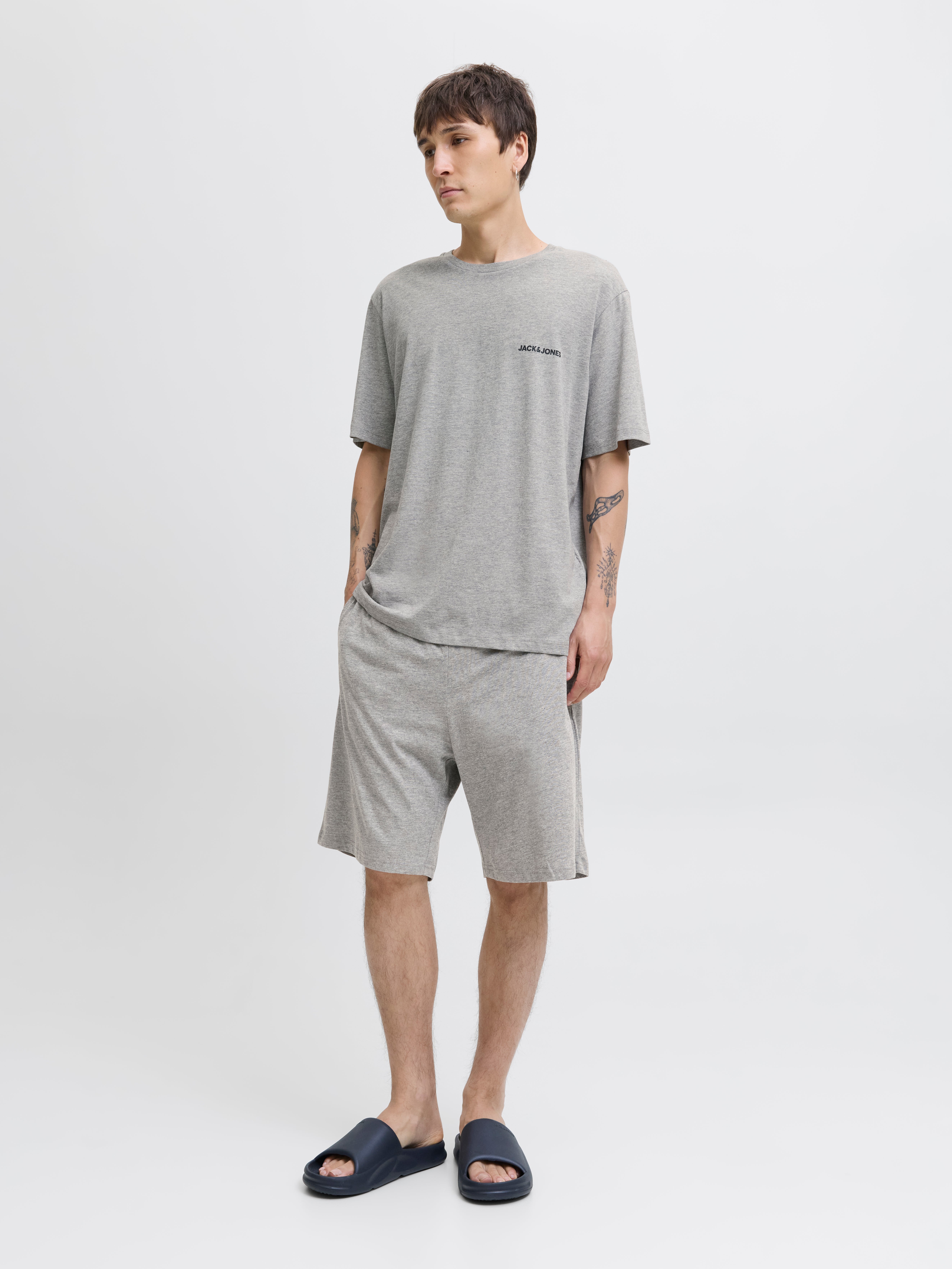 2er-pack Einfarbig Loungewear Set