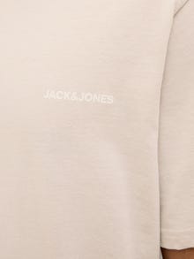 Jack & Jones Paquete de 2 Conjunto de ropa de descanso Liso Cuello redondo -Moonbeam - 12273635