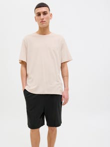 Jack & Jones Paquete de 2 Conjunto de ropa de descanso Liso Cuello redondo -Moonbeam - 12273635