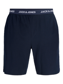 Jack & Jones 2-pack Plain Round Neck Loungewear set -Navy Blazer - 12273635