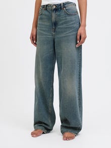 JJXX JXTOKYO WIDE LW R6208 JEANS EX DNM -Medium Blue Denim - 12273651