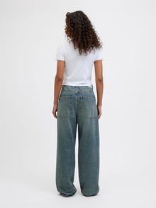 JJXX JXTOKYO WIDE LW R6208 JEANS EX DNM -Medium Blue Denim - 12273651