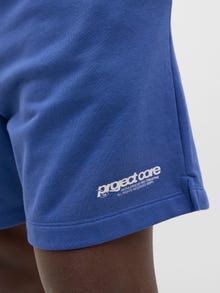 Jack & Jones Laisvas kirpimas Šortai -Beaucoup Blue - 12273725
