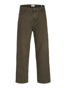 Jack & Jones Plus Size Wide Leg Fit Chino Hose -Olive Night - 12273816