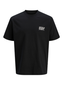 Jack & Jones Baktryck T-shirt -Black - 12273867