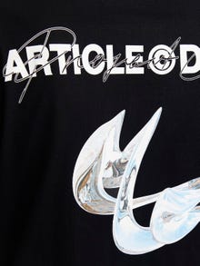 Jack & Jones Baktryck T-shirt -Black - 12273867