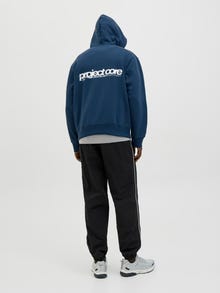 Jack & Jones Backprintet Hoodie -Titan - 12273915