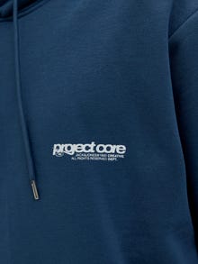 Jack & Jones Backprintet Hoodie -Titan - 12273915