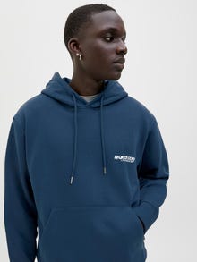 Jack & Jones Backprintet Hoodie -Titan - 12273915