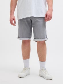 Jack & Jones Plus Size Regular Fit Regular Fit Shorts -Grey Denim - 12274053