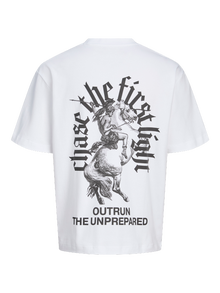 Jack & Jones O-hals T-shirt CNZ -White - 12274242
