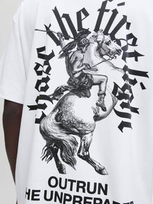 Jack & Jones Sports T-shirt CNZ -White - 12274242