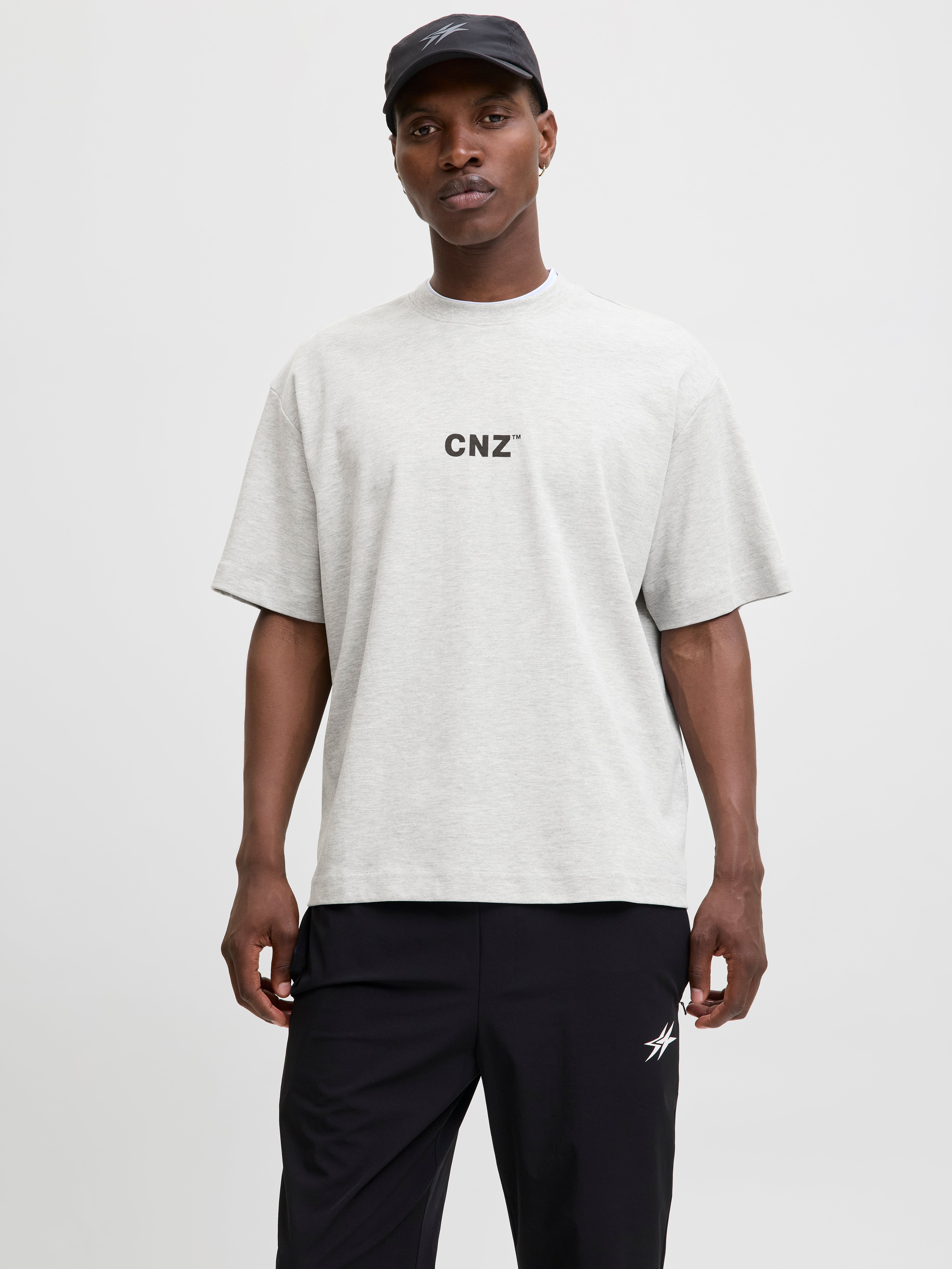 Rückenprint Rundhals T-shirt Cnz