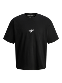Jack & Jones Camiseta Round Neck CNZ -Black - 12274242