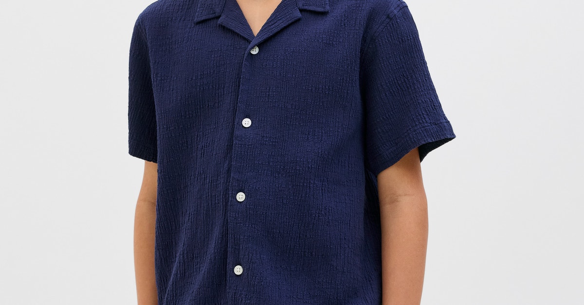 Chemise Dolce&Gabbana Junior Taille XL (164-170 Cm) - Rayures Noires, 100% Coton - Occasion Très Bon état