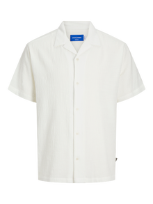 Jack & Jones Skjorte Junior -Cloud Dancer - 12274285