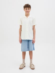 Jack & Jones Skjorte Junior -Cloud Dancer - 12274285