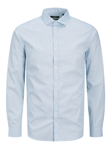 Jack & Jones Priglundantis kirpimas Marškiniai -Chambray Blue - 12274381