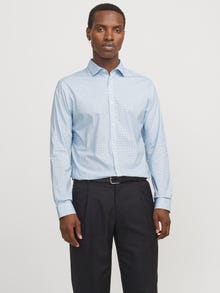 Jack & Jones Priglundantis kirpimas Marškiniai -Chambray Blue - 12274381