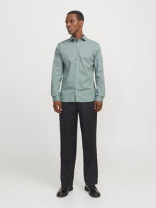 Jack & Jones Priglundantis kirpimas Marškiniai -Stormy Sea - 12274381