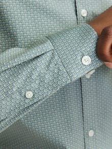 Jack & Jones Priglundantis kirpimas Marškiniai -Stormy Sea - 12274381