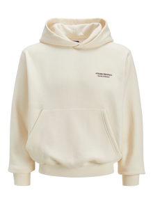 Jack & Jones Takapainatus Huppari -Antique White - 12274439