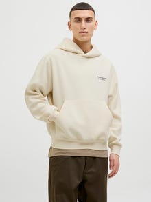 Jack & Jones Takapainatus Huppari -Antique White - 12274439