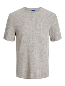 Jack & Jones Bedrukt Ronde hals T-shirt -Silver Lining - 12274493