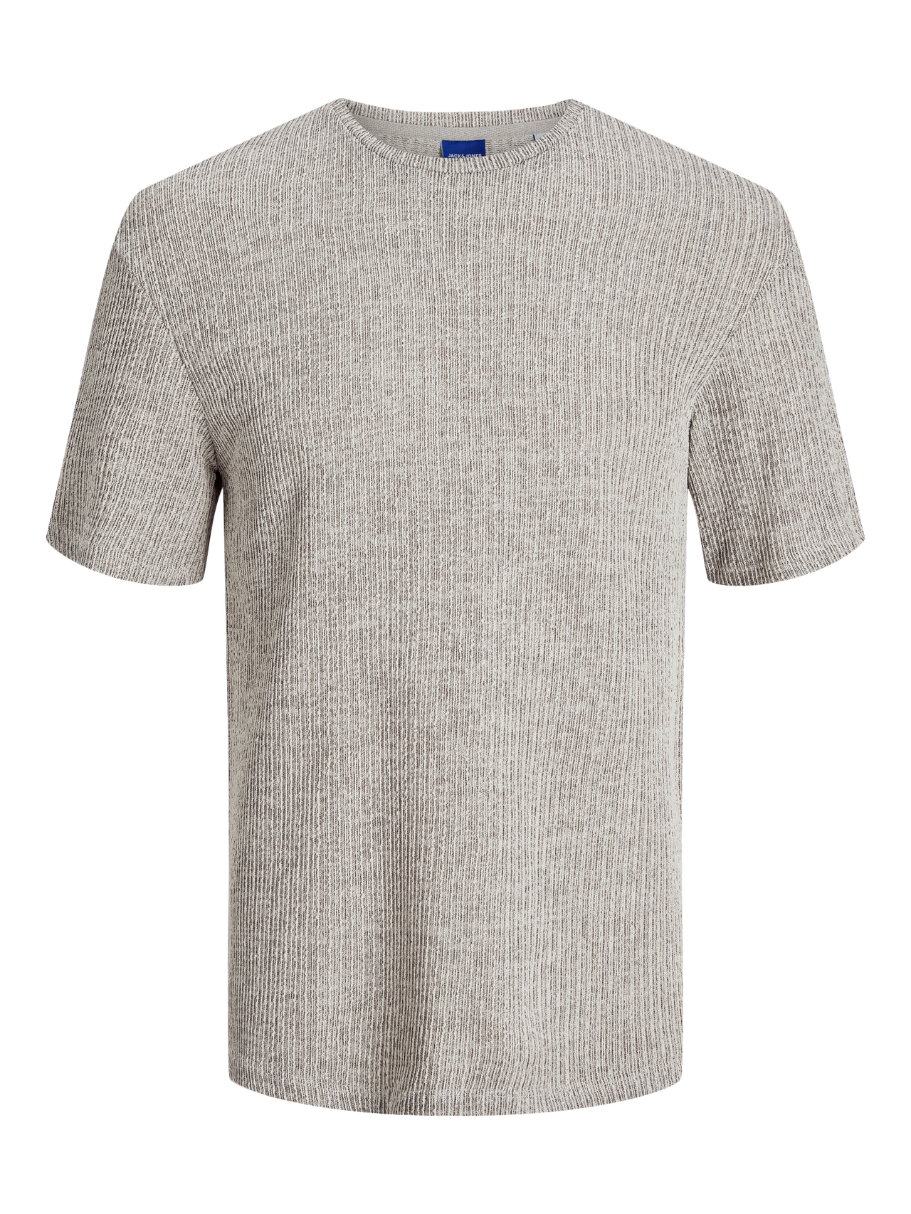 Jack & Jones Printet Crew neck T-shirt -Silver Lining - 12274493