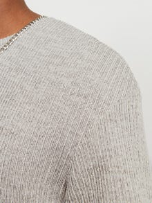 Jack & Jones Printet Crew neck T-shirt -Silver Lining - 12274493