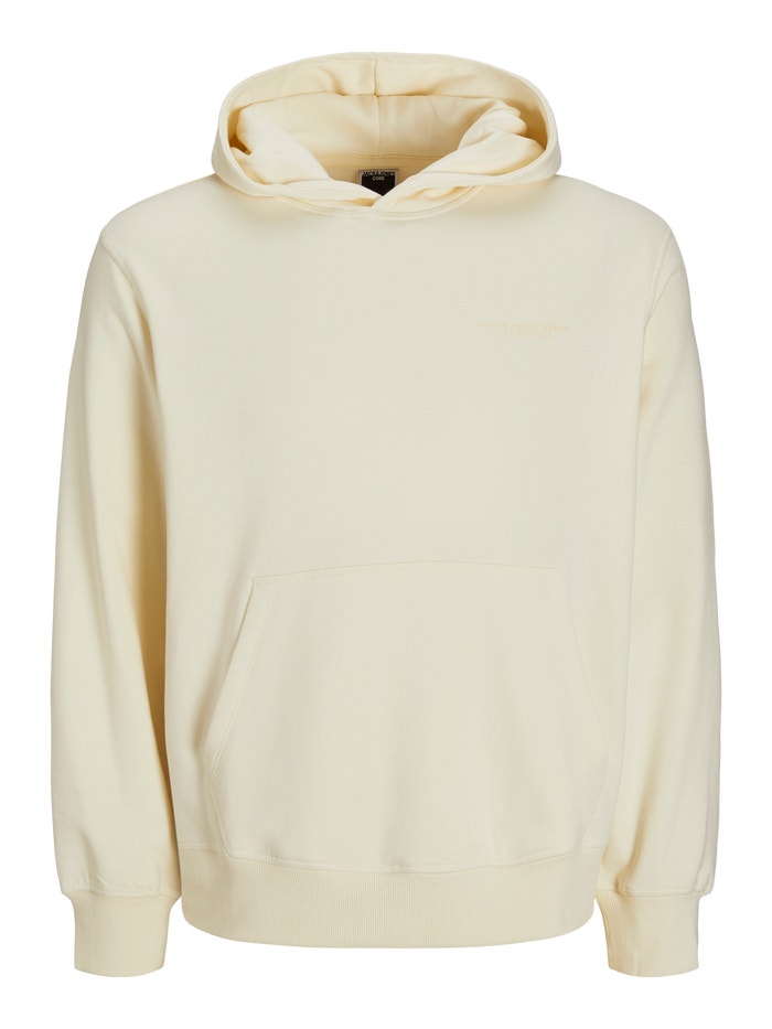 JACK & JONES Felpa Uomo Con Cappuccio E Stampa Posteriore - Jorislington - Grigio Melange