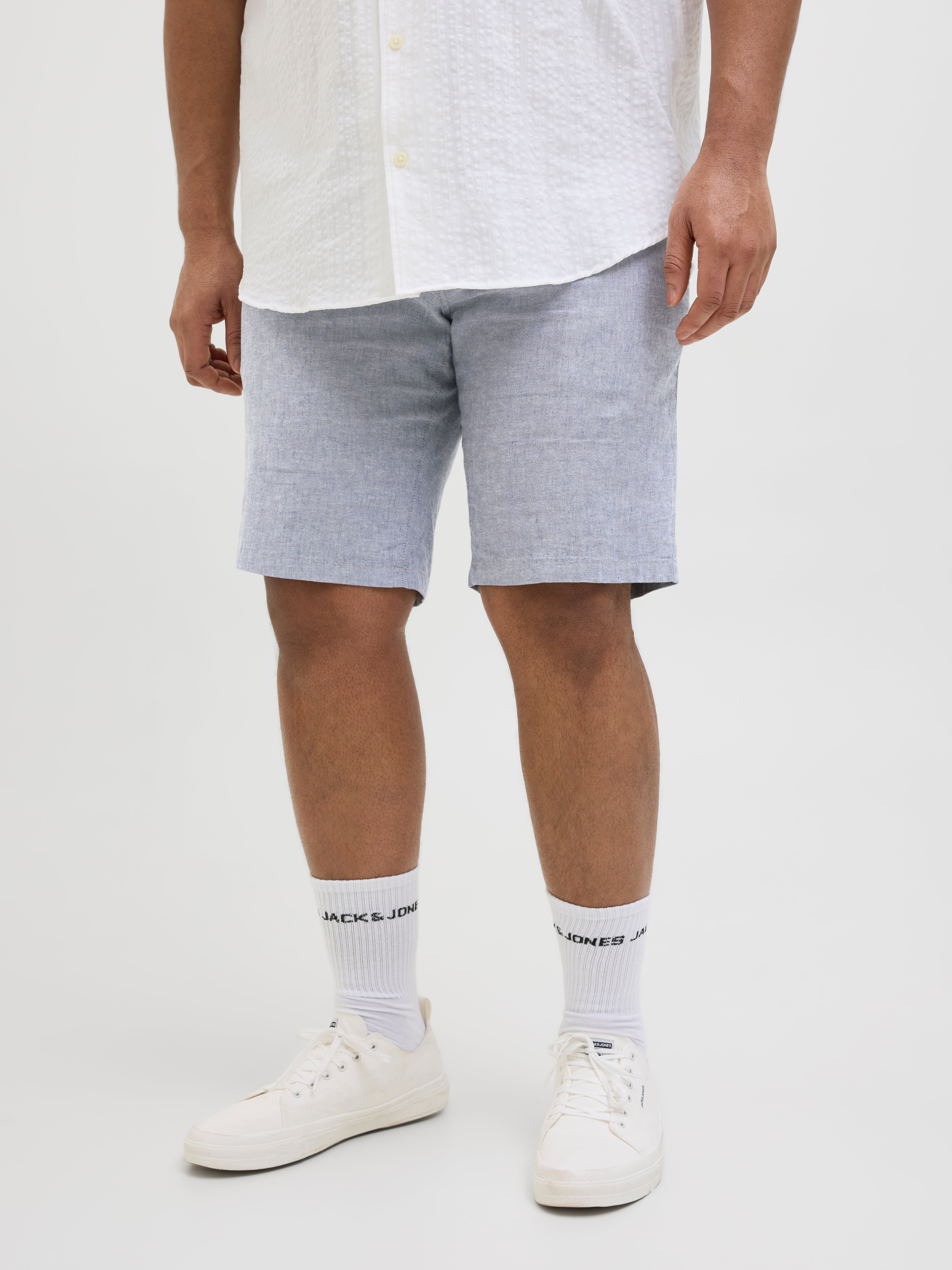 Plus Size Regular Fit Chino Shorts